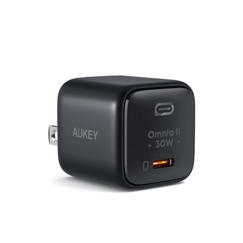 Aukey PA-B1L-BK 30W Mini Type-C PD Şarj Adaptörü