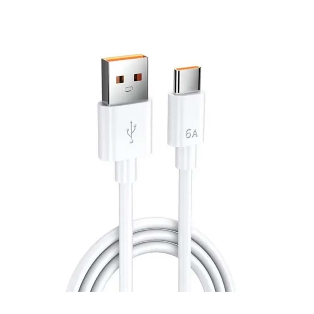 Sensei SNSDC-1.5M USB To Type-C 6A Data ve Şarj Kablosu (1.5m)