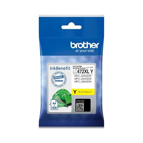 Brother Kartuş LC472XLY Sarı Kartuş (MFC-J2340DW,MFC-J3940DW)