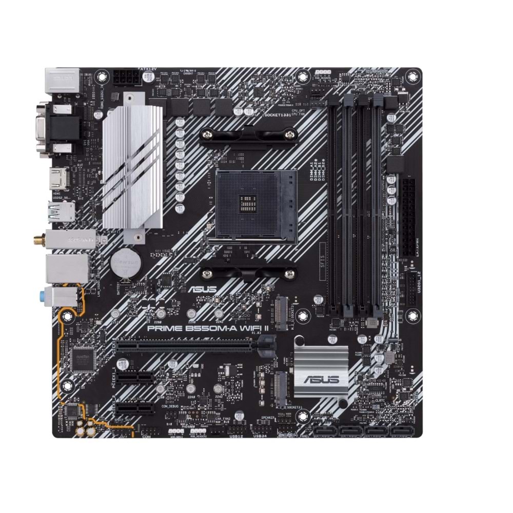Asus PRIME B550M-A WIFI II B550 DDR4 USB3.2 M.2 HDMI/DVI/VGA PCI 4.0 AM4 Anakart