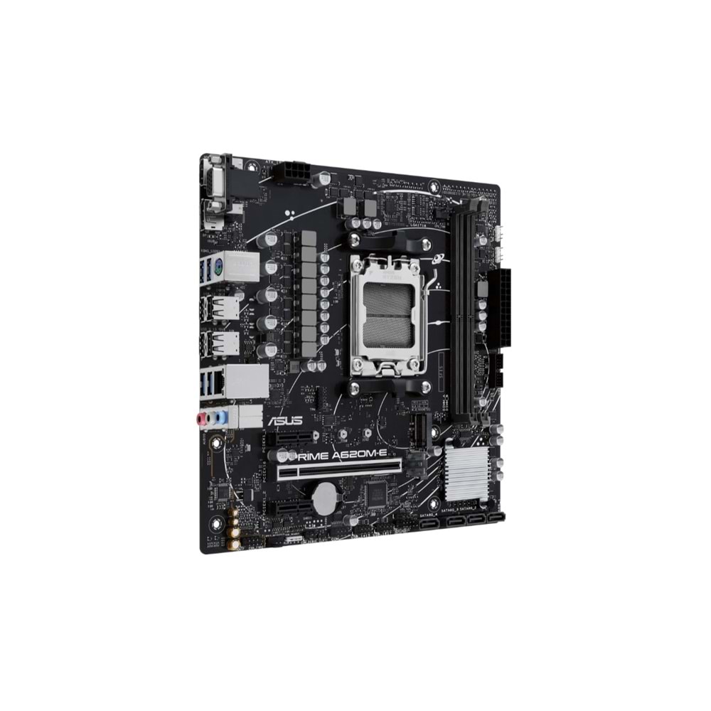 Asus PRIME A620M-E AMD A620 DDR5 6400 USB3.2 M2 DP/HDMI/VGA PCI 3.0 AM5 Anakart
