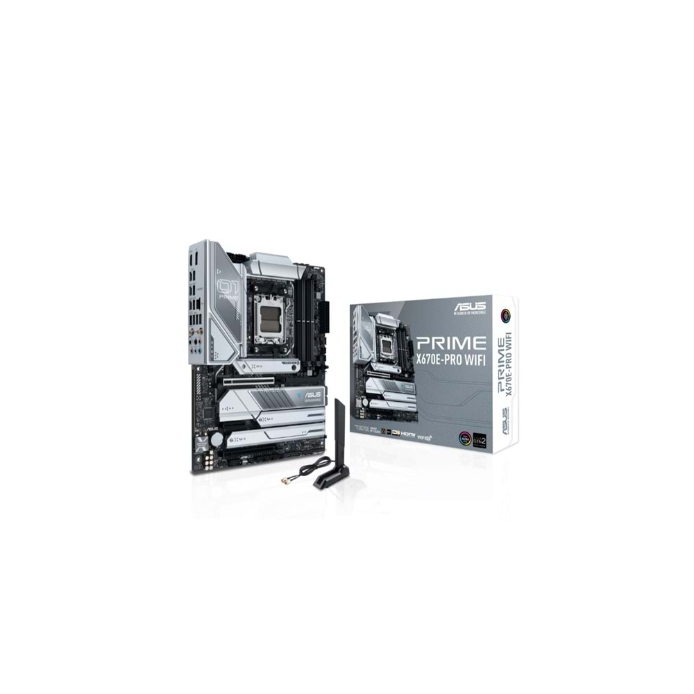 Asus PRIME X670E-PRO WIFI AMD X670 DDR5 USB3.2 M.2 DP/HDMI PCI 4.0 AM5 Anakart
