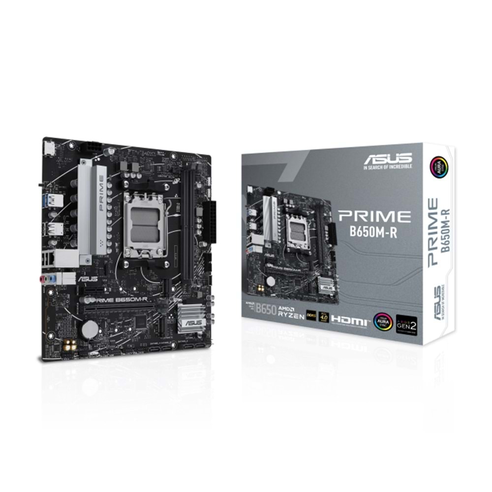 Asus PRIME B650M-R AMD B650 DDR5 M.2 HDMI PCI 4.0 AM5 Anakart 