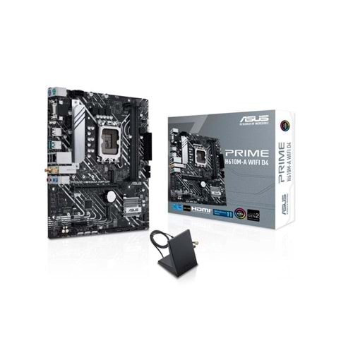 Asus PRIME H610M-A WIFI D4 H610 DDR4 M.2 USB3.2 DP/HDMI/VGA PCI 4.0 1700p Anakar