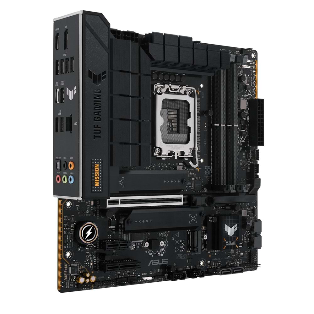 Asus TUF GAMING B760M-PLUS II B760 DDR5 M.2 USB3.2 DP/HDMI PCI 5.0 1700p Anakart