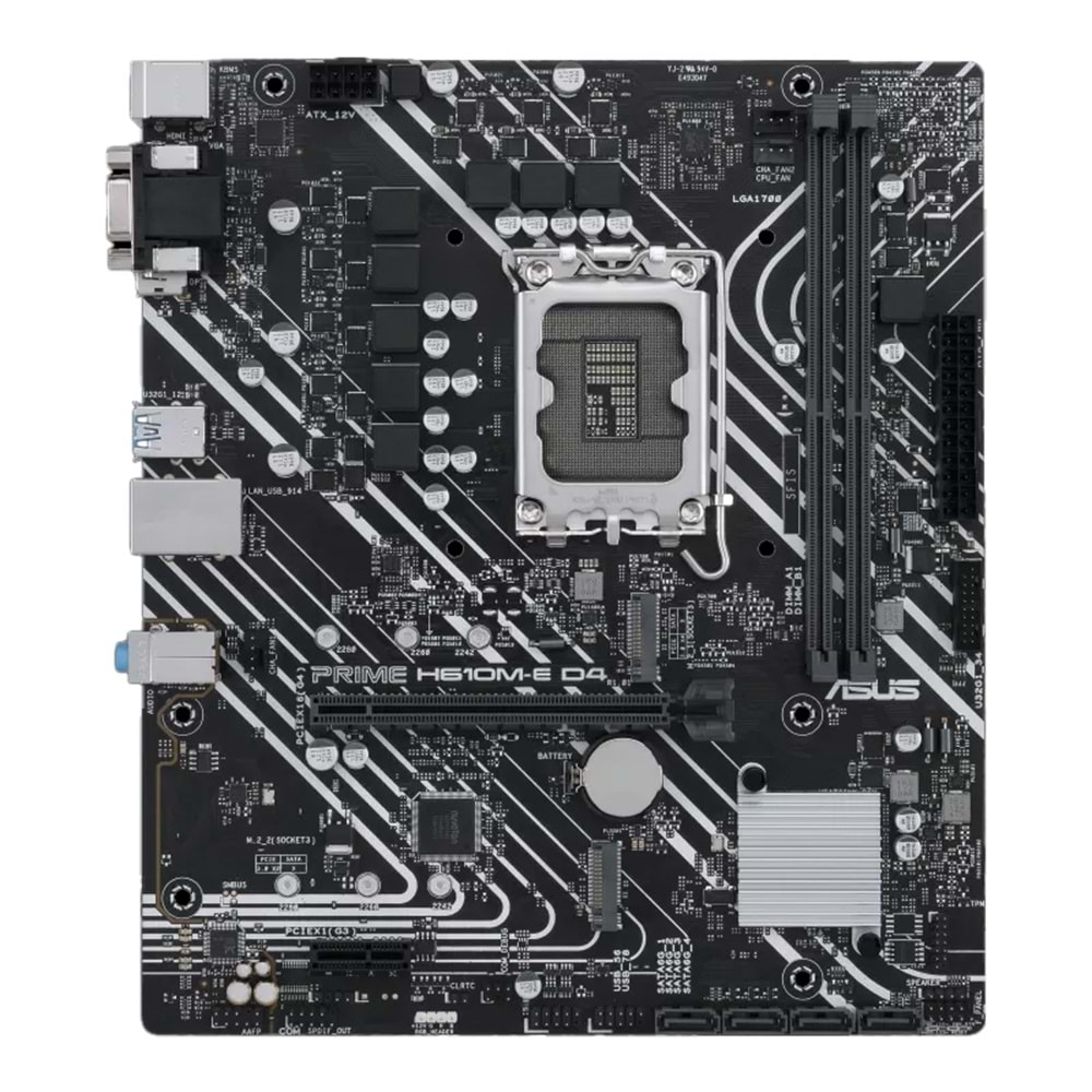 Asus PRIME H610M-E D4-CSM H610 DDR4 M.2 USB 3.2 DP/HDMI PCI 4.0 1700p Anakart