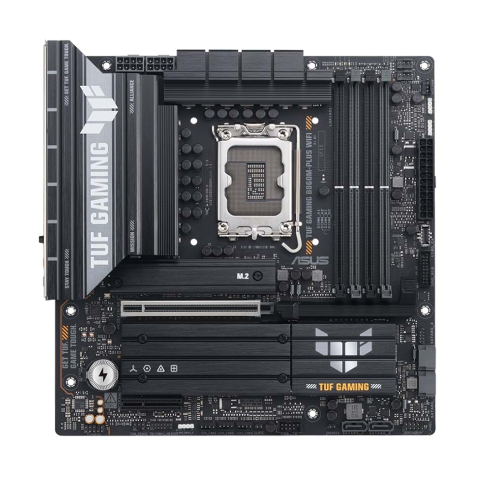 Asus TUF GAMING B860M-PLUS WIFI B860 DDR5 M.2 DP/HDMI PCI 5.0 1851p Anakart