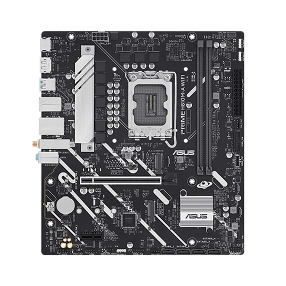 Asus PRIME H810M-A WIFI H810 DDR5 M.2 USB 3.2 DP/HDMI PCI 4.0 1851p Anakart