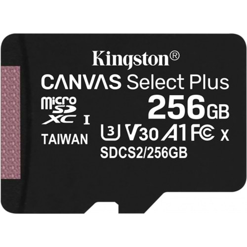 Kingston SDCS2 256GB Micro SD Class 10 Hafıza Kartı (SDCS2/256GB)