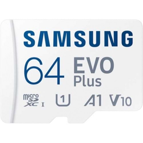 Samsung 64GB EVO Plus microSD Hafıza Kartı (MB-MC64SA/TR)