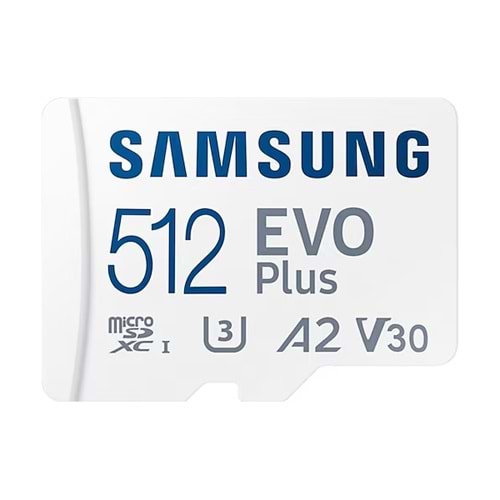 Samsung 512GB EVO Plus microSD Hafıza Kartı (MB-MC512SA/TR)