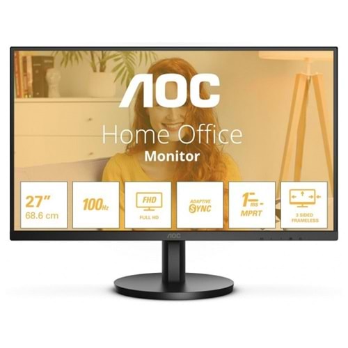 Aoc 27 27B3HMA2 FHD 1ms 100Hz HDMI VA Montör