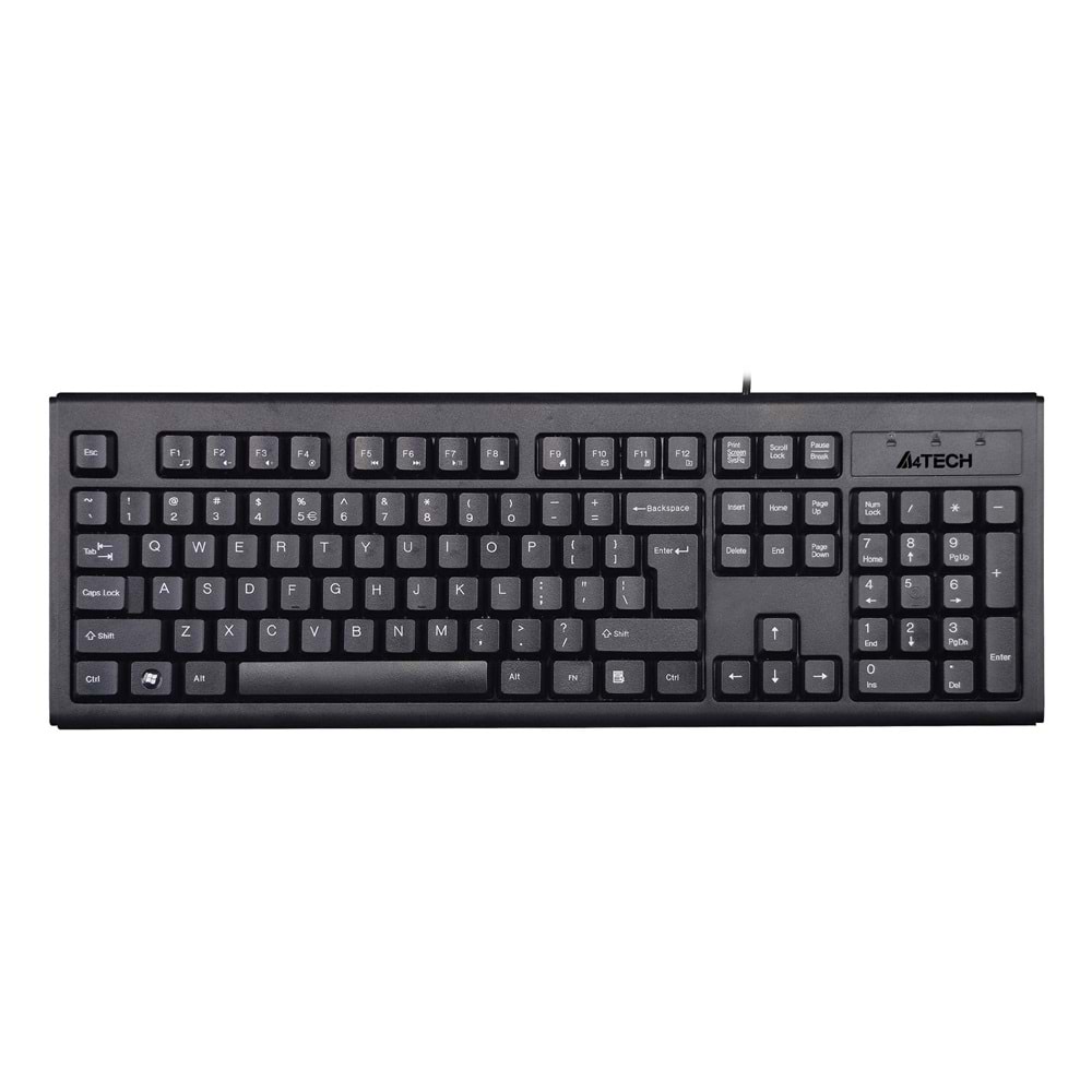 A4 Tech KM-720 Standart Q FN-Multimedya Klavye Siyah USB