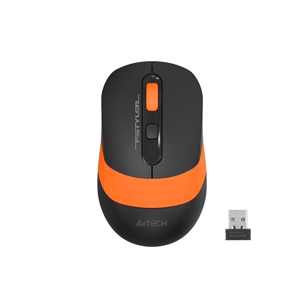 A4 Tech FG10 2000dpi 2.4G Turuncu Kablosuz Mouse