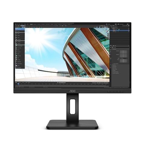 Aoc 27 27P2Q FHD 4Ms 75Hz DP/HDMI/VGA/DVI Hoparlör AdaptiveSync IPS Monitör