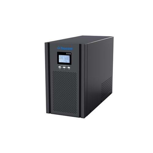 Tescom Teos+ 3 kVA (6x 9AH) 1F/1F (5/10dk) On Line UPS