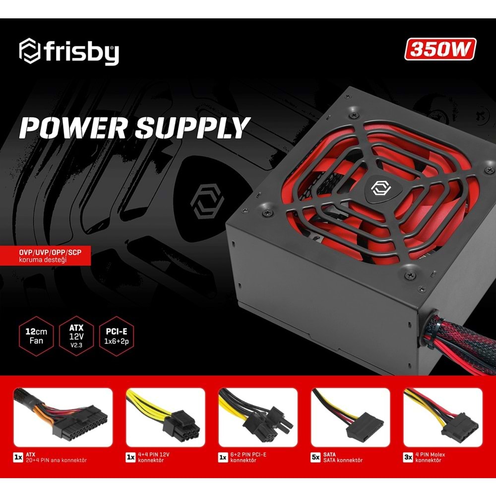FRİSBY 350W POWERSUPLY
