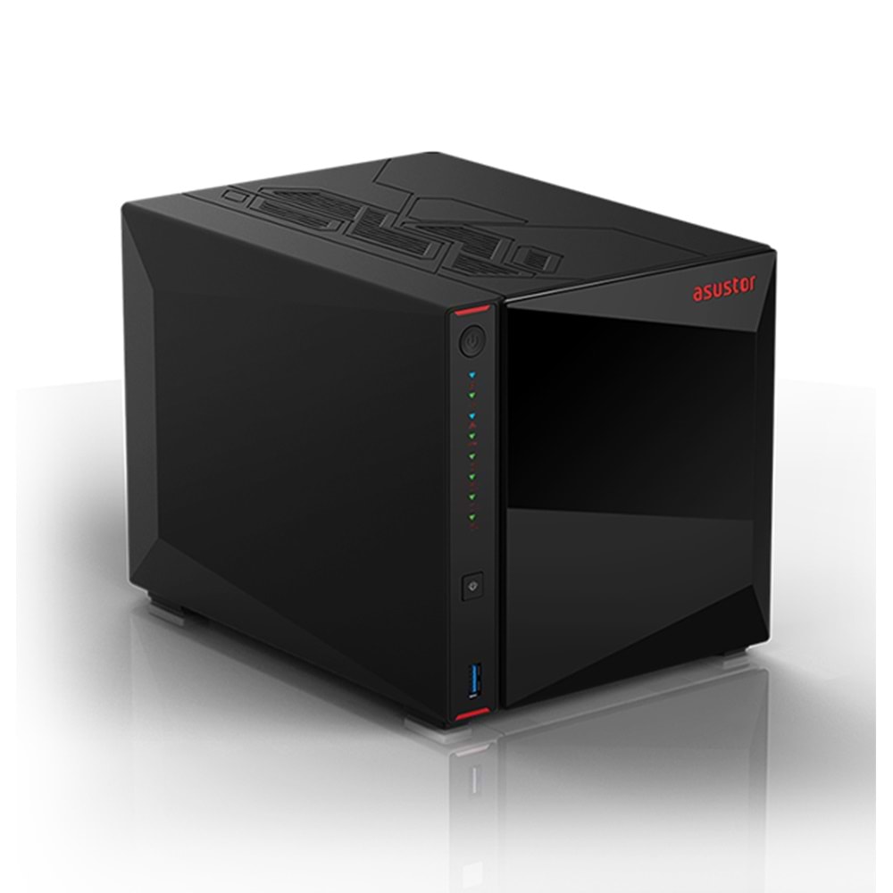 Asustor AS5404T NAS (N5105 İşlemci, 4GB RAM, 4 HDD Yuvalı, 2,5 GbE, USB 3.2,)