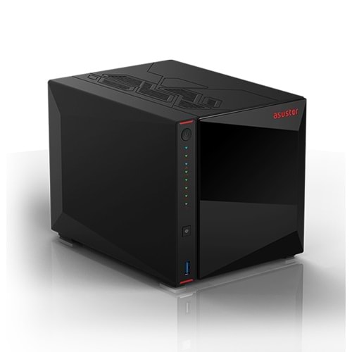 Asustor AS5404T NAS (N5105 İşlemci, 4GB RAM, 4 HDD Yuvalı, 2,5 GbE, USB 3.2,)