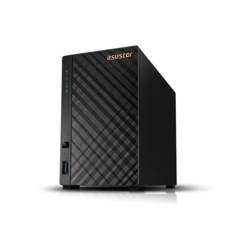 Asustor AS1102TL NAS (RTD1619B İşlemci, 1GB RAM, 2 HDD Yuvalı, 1 GbE, USB 3.2)
