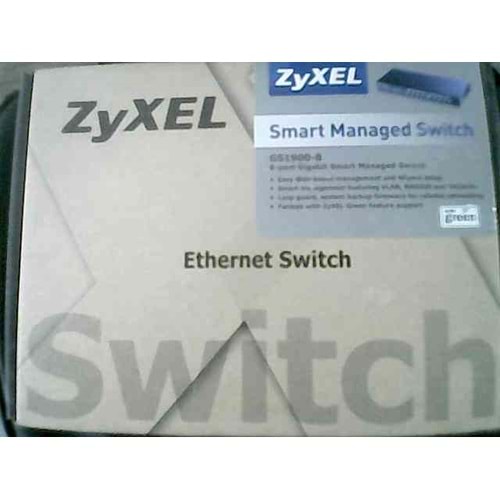 ZYXEL GS1900-8 8PORT GIGABIT SMART MANAGET SWITCH