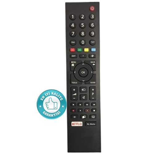 ARÇELİK - BEKO - GRUNDİNG TV LED KUMANDASI SX0181