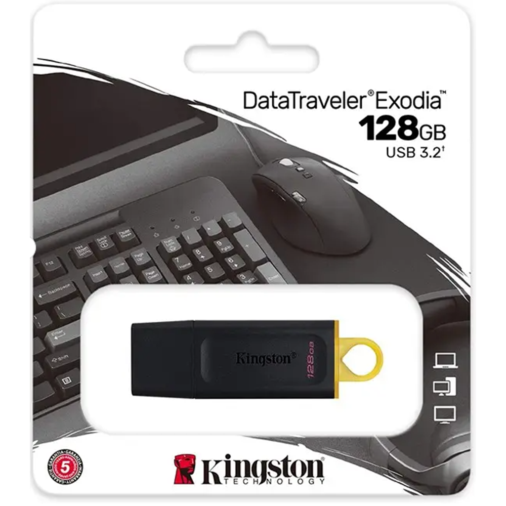 128GB KINGSTON EXODİA USB BELLEK 3.2 DT DTX/128GB