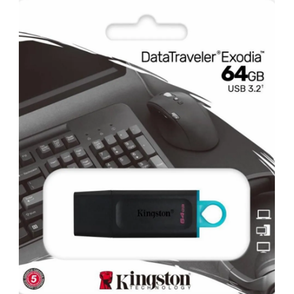 KINGSTON DATATRAVELER EXODIA DTX/64GB 64GB USB 3.2