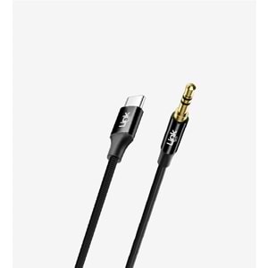 LİNK-TECH A586 1M ÖRGÜLÜ 3.5MM TYPE-C İN AUX KABLO