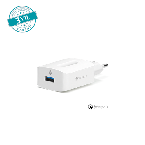 TTEC 18W 3.0 QUİCK CHARGE USB SADE BAŞLIK 2SCQC01K