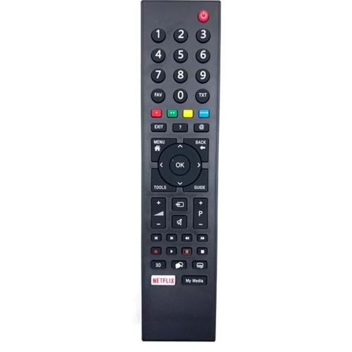 ARÇELİK - BEKO - GRUNDİNG TV LED KUMANDASI SX0184
