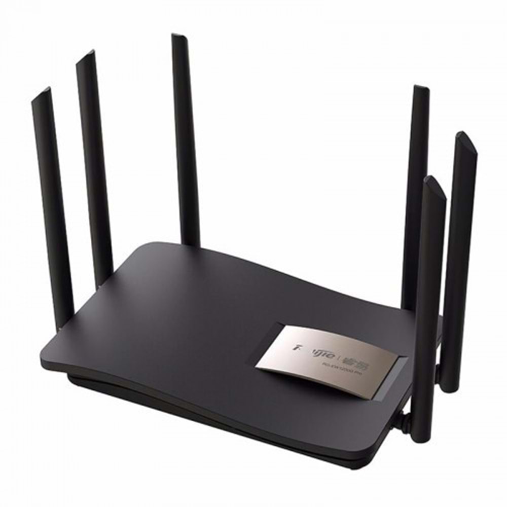 Ruijie RG-EW1200G PRO Gigabit 1300 Mbps Dual Band 2.4GHz 5GHz 6 Antenli 6dBi 4 Port WiFi Router