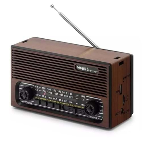 HADRON NNS NS8122BT BLUETOOTH NOSTALJİ SPEAKER