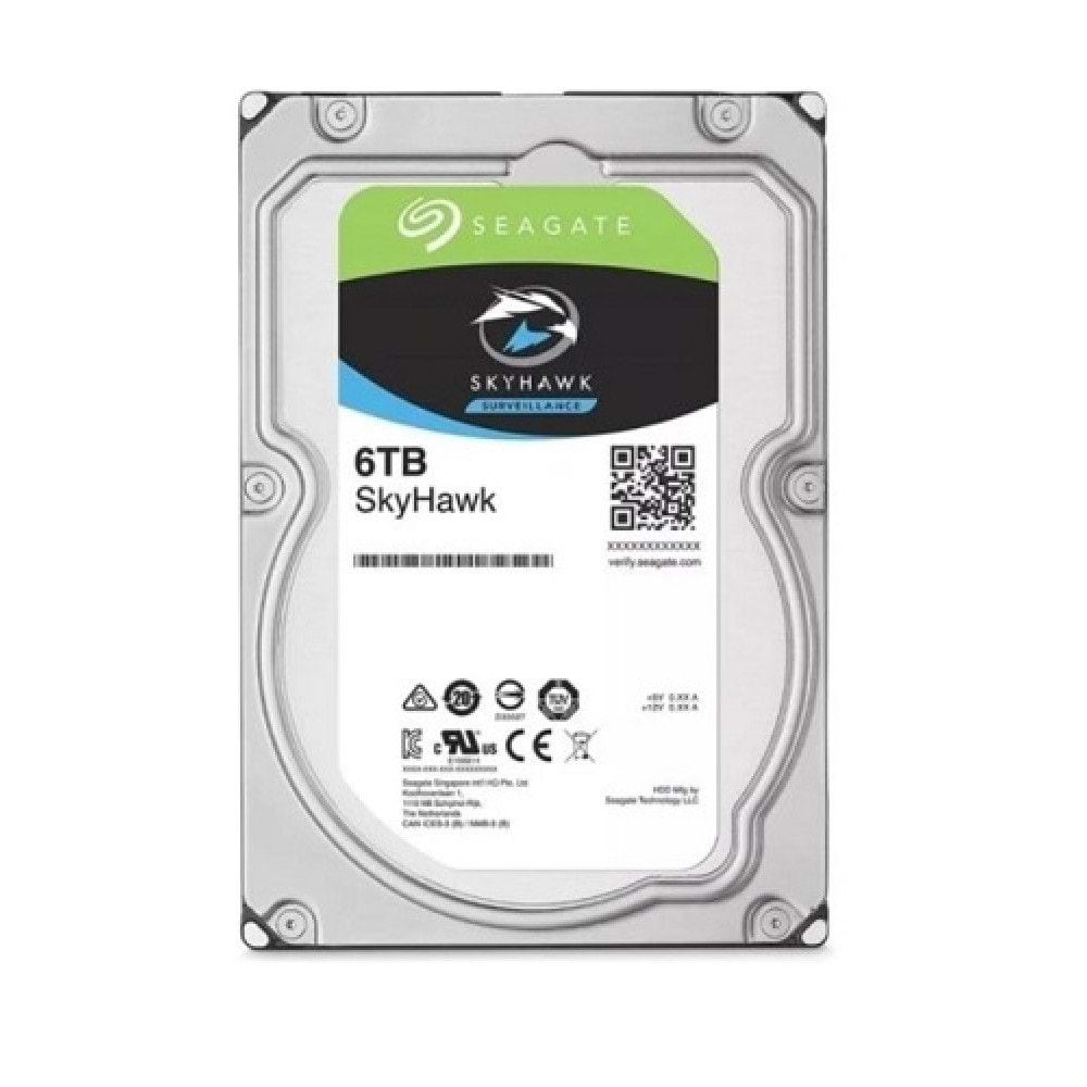SEAGATE SKYHAWK 6TB 5400RPM 256MB 7/24 GÜVENLİK DİSKİ