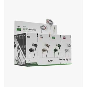 LİNK-TECH (YEŞİL) KULAKLIK İÇİ KULAKLIK H71