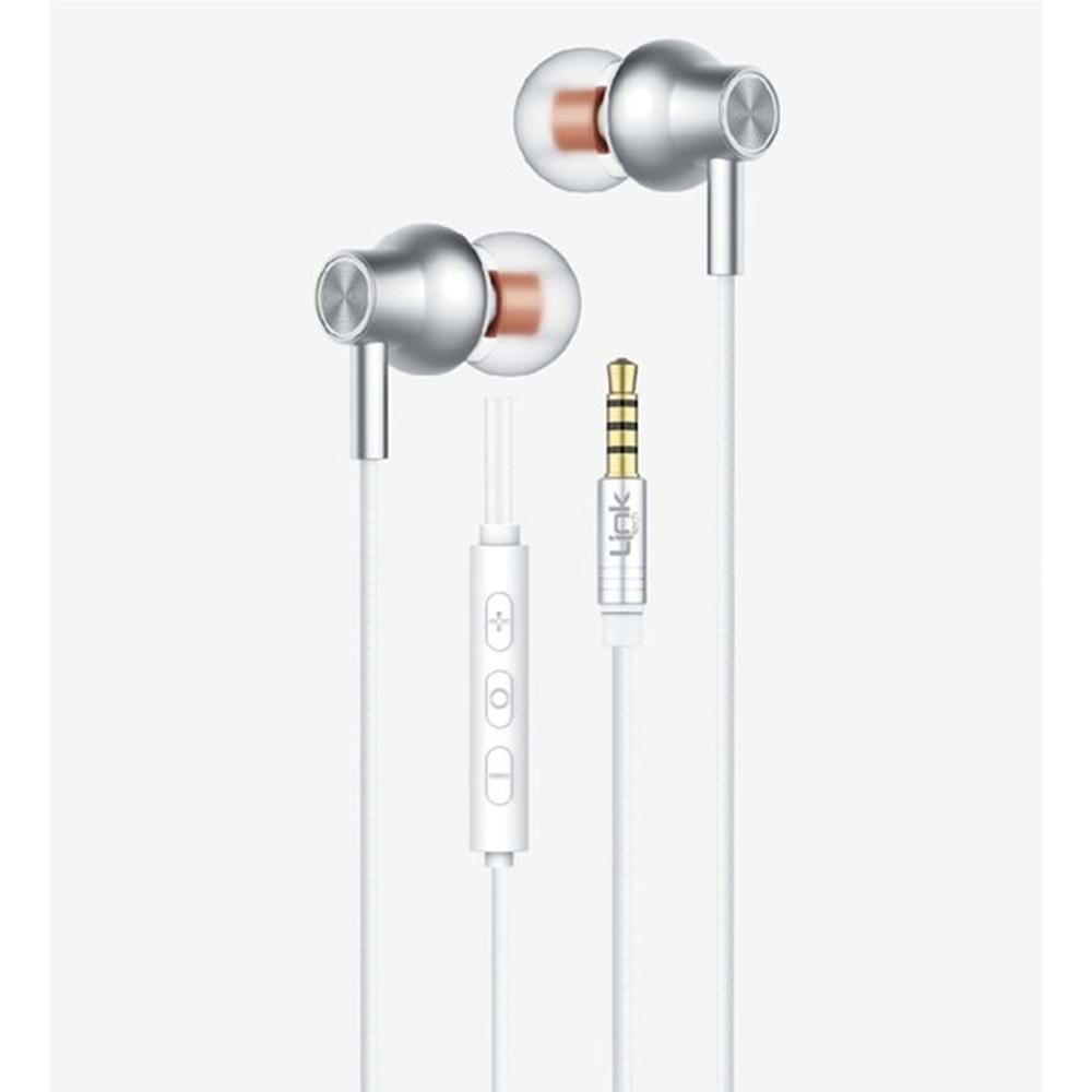 LİNK-TECH (BEYAZ) KULAKLIK İÇİ KULAKLIK H71