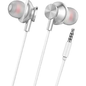 LİNK-TECH H340 (BEYAZ) KULAK İÇİ MİKROFONLU KABLOLU KULAKLIK