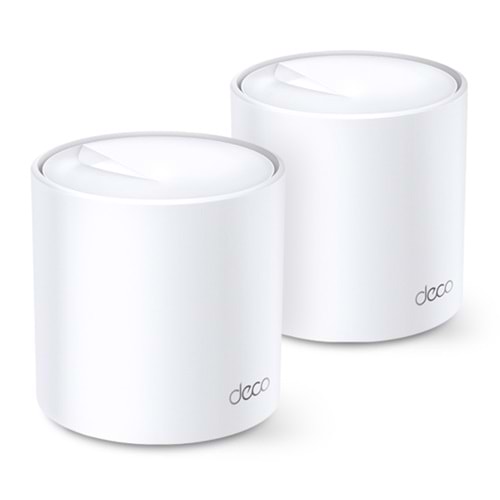 Tp-Link Deco X20(2-pack) AX1800 Whole Home Mesh Wi-Fi 6 System (2X)(Menzil Geniş