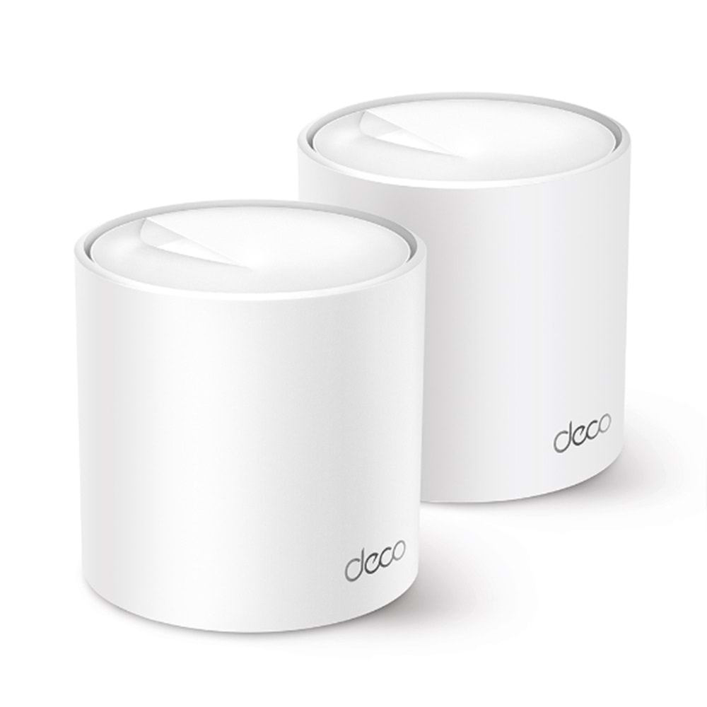 Tp-Link Deco X50(2-pack) AX3000 Whole Home Mesh Wi-Fi 6 System (2X)(Menzil Geniş