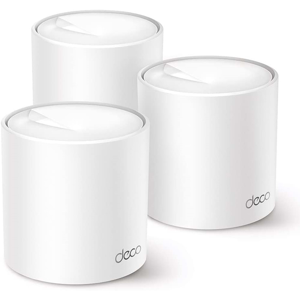 Tp-Link Deco X50(3-pack) AX3000 Whole Home Mesh Wi-Fi 6 System (3X)(Menzil Geniş