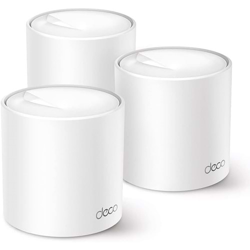 Tp-Link Deco X50(3-pack) AX3000 Whole Home Mesh Wi-Fi 6 System (3X)(Menzil Geniş
