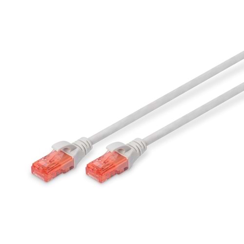 Digitus DK-1617-050 5m CAT6 LSZH, U-UTP Bakır Patch Kablo (Gri)