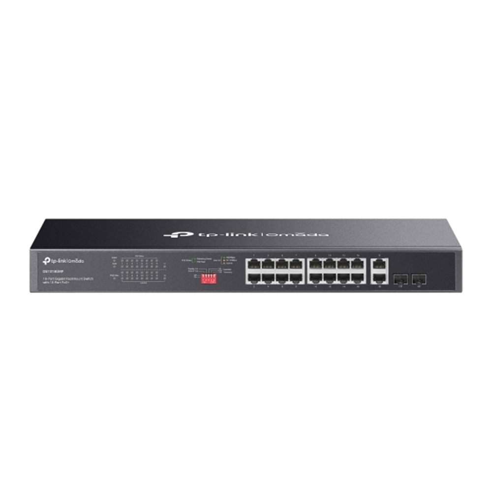 Omada DS1018GMP 18-Port Gigabit Rackmount Switch with 16-Port PoE+(250W)