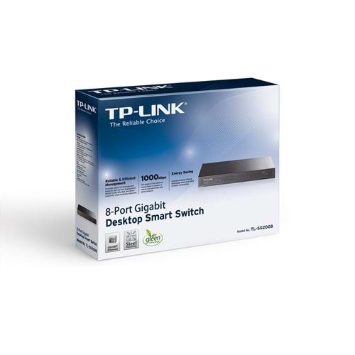 Omada SG2008 JetStream 8-Port Gigabit Smart Switch