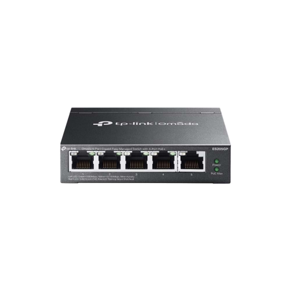 Omada ES205GP 5-Port Easy Managed Switch 4 Portlu PoE+