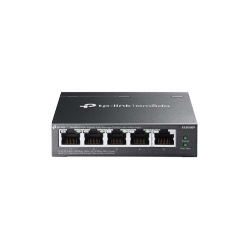 Omada ES205GP 5-Port Easy Managed Switch 4 Portlu PoE+