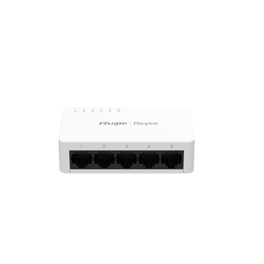 Ruijie Reyee RG-ES05F 5-Port 10/100 Mbps Tak Çalıştır Plastik Kasa Switch