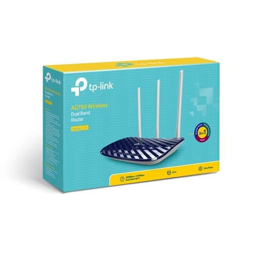 Tp-Link Archer C20 AC750 Dual-Band Wi-Fi Router ( Yönlendirici )