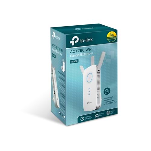 Tp-Link RE450 AC1750 Wi-Fi Range Extender ( Menzil Genişletici )