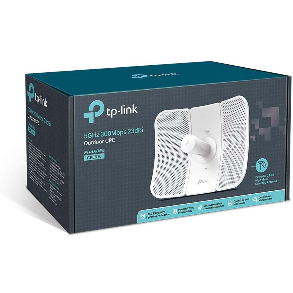 Tp-Link CPE610 5 GHz 300 Mbps 23 dBi Outdoor Access Point ( AP )